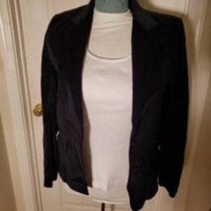 Black velvet blazer size 11/12